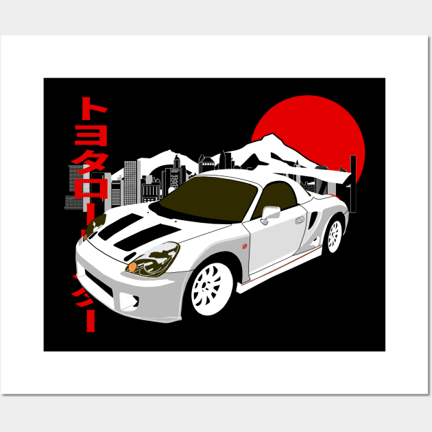 Toyota MRS Wall Art by Rebellion Store